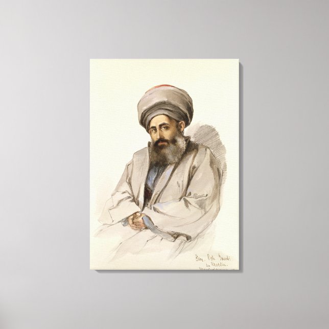 Elias - Jacobite Priest from Mesopotamia Canvas Print (Front)