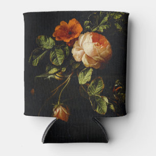Elias van den Broeck, Still Life with Roses Can Cooler