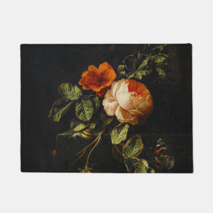 Elias van den Broeck, Still Life with Roses Doorm Doormat