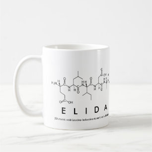Elida peptide name mug