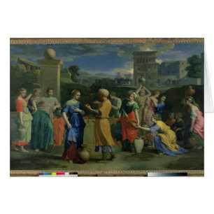 Eliezer and Rebecca at the Well, 1648 (oil on canv