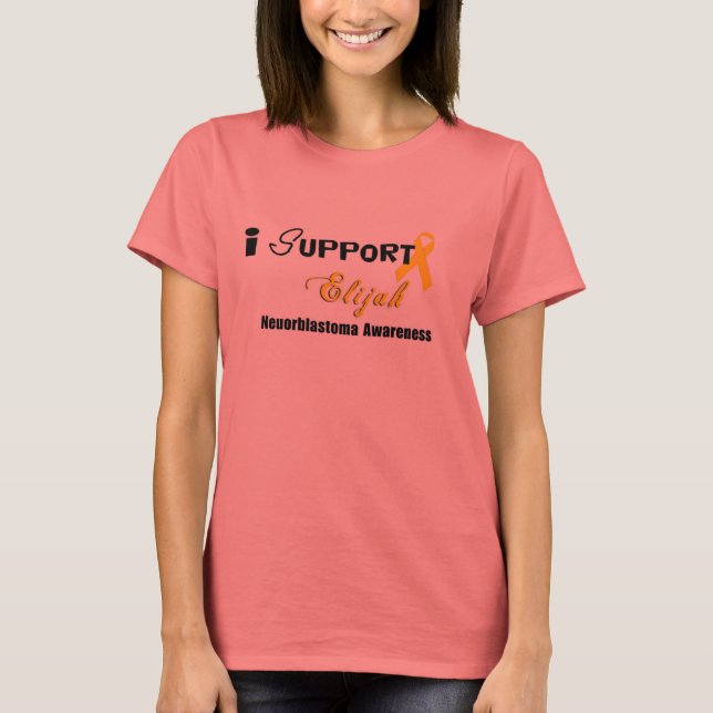Elijah Neuroblastoma Awareness Ringer T T-Shirt (Front)