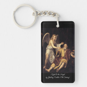 Elijah & the Angel Key Ring