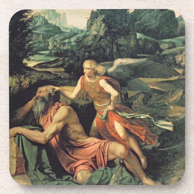 Elijah Visited by an Angel, c.1534 Coaster (Front)