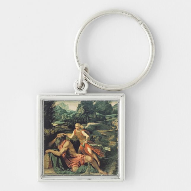 Elijah Visited by an Angel, c.1534 Key Ring (Front)
