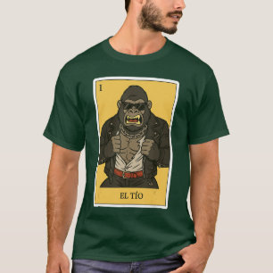 Elio Gorila SpanishMeican Bingo Gifts forio funny T-Shirt