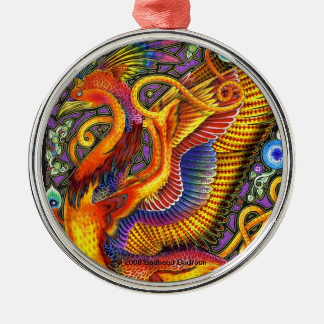 Elipharon Premium Round Ornament (Front)