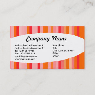 Eliptical - Stripes 01 Business Card