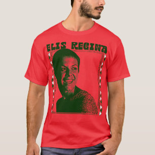 Elis Regina Retro Style Fan Art Design T-Shirt