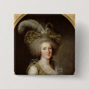 Elisabeth of France 15 Cm Square Badge