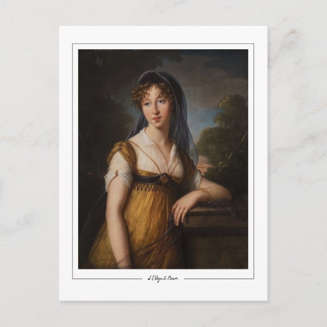 Élisabeth Vigée Le Brun #9 - Fine Art Postcard (Front)