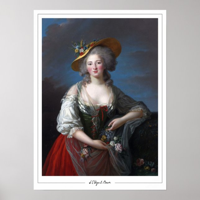 Élisabeth Vigée Le Brun Zedign Art Poster #107 (Front)