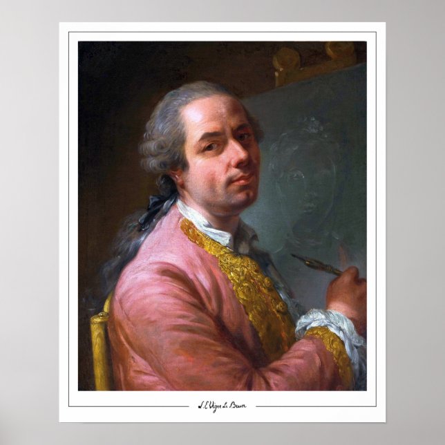Élisabeth Vigée Le Brun Zedign Art Poster #47 (Front)