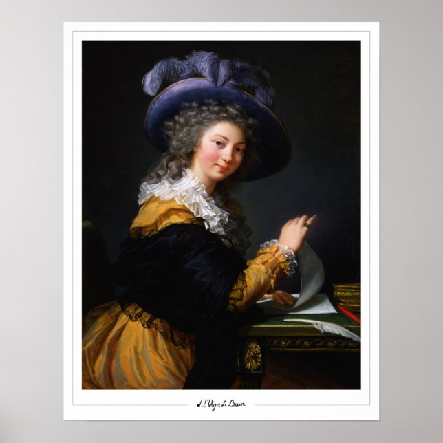 Élisabeth Vigée Le Brun Zedign Art Poster #8 (Front)