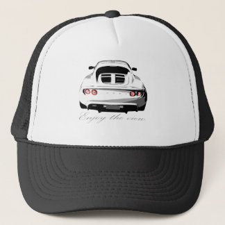 elise enjoy the view trucker hat