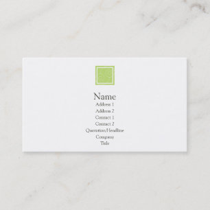 Elise - Green Business Card