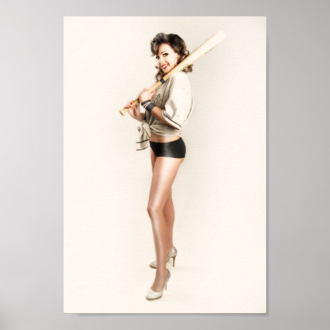 Elise with bat poster (Front)