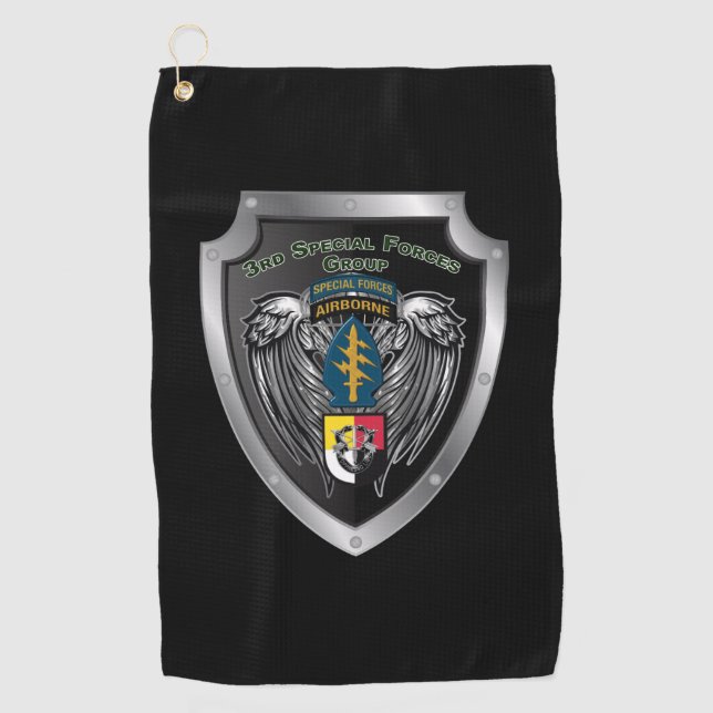 Elite 3rd Special Operations Group Airborne Golf Towel (Front)