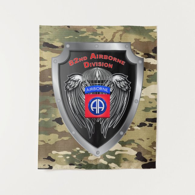Elite 82nd Airborne Division Tapestry (Front)