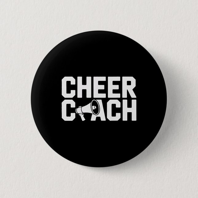 Elite Cheer Coach For Cheerleading Experts  6 Cm Round Badge (Front)