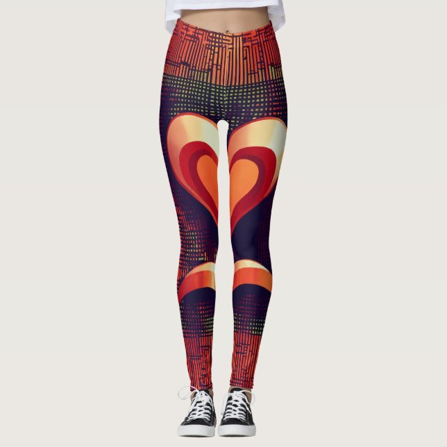 "Elite Elegance: Premium Leggings Design" (Front)