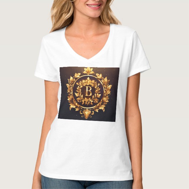  Elite Golden Laurel Crest Logo T-Shirt (Front)