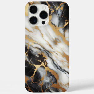 ELITE GOLDEN MARBLE DESIGN /TRENDY IPHONE 16   PRO MAX CASE