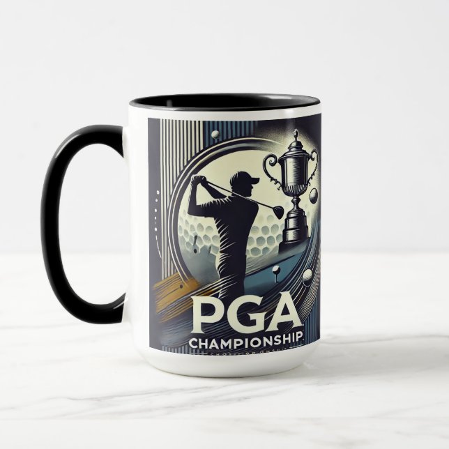  "Elite Golf Championship | Swing to Victory" Mug (Left)