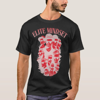 Elite Mindset Luxury Premium Men’s Black Graphic T T-Shirt