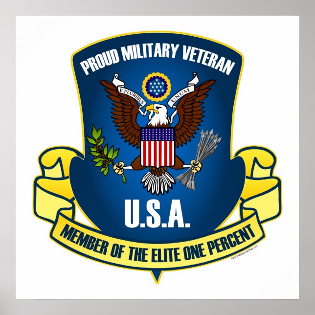 Elite One Percent (Blue) Poster (Front)