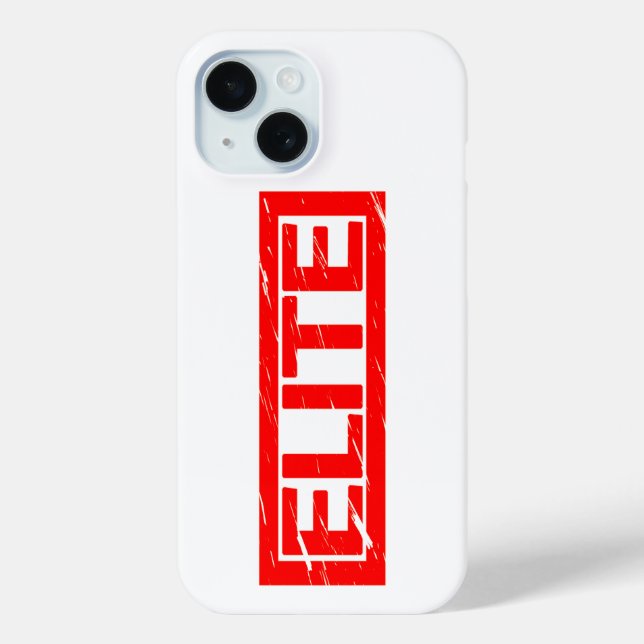 Elite Stamp Case-Mate iPhone Case (Back)