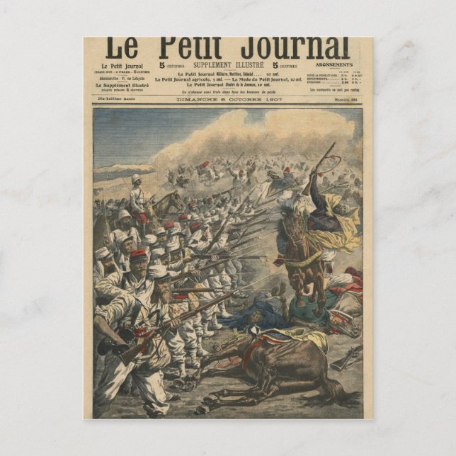 Elite troops of French army, French Foreign Postcard (Front)