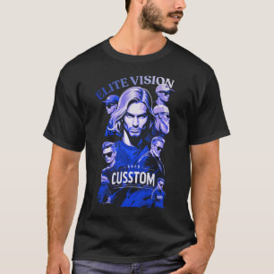 Elite Vision Streetwear T-Shirt – Premium Black Lu