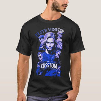 Elite Vision Streetwear T-Shirt – Premium Black Lu