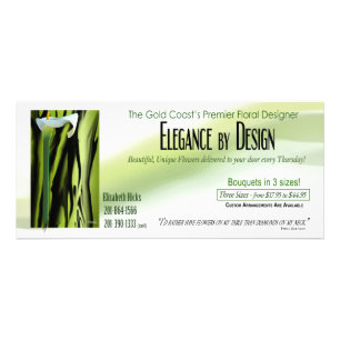 Eliz Hicks Elegance by Design Rack Card