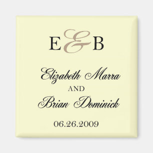elizabeth and brian ivory magnet