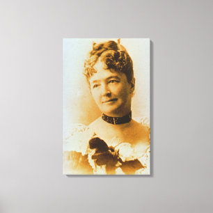 Elizabeth Bacon Custer (1842-1933) wife of General Canvas Print