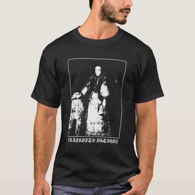 Elizabeth Bathory Countess Vampire Goth T-Shirt (Front)