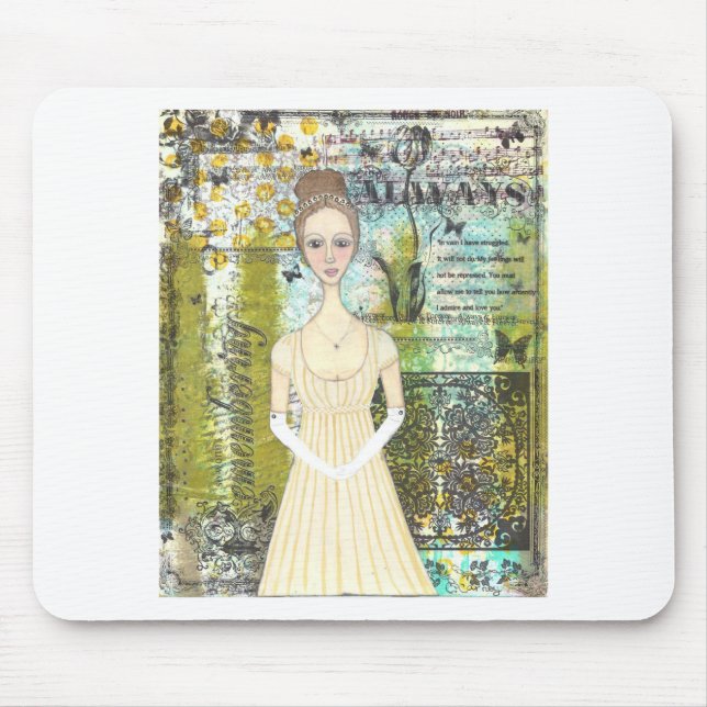 Elizabeth Bennet Mouse Pad (Front)