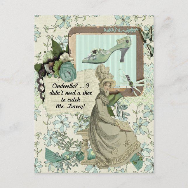 Elizabeth Bennet's Boast Postcard (Front)