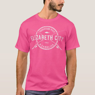 Elizabeth City Nc Crossed Fishing Rods T-Shirt