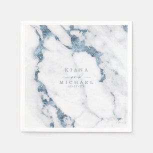 Elizabeth Fair Dusty Blue ID816 Napkin