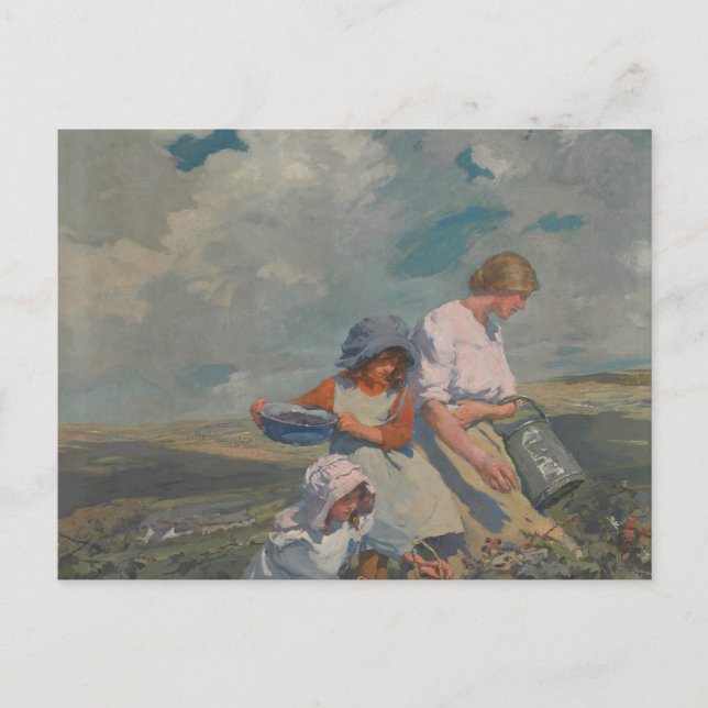 Elizabeth Forbes - Blackberry Gathering Postcard (Front)