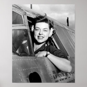 Elizabeth Gardner - Women's Airforce Service Pilot Poster
