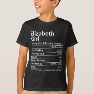 Elizabeth Girl Nj New Jersey Funny City Home Roots T-Shirt