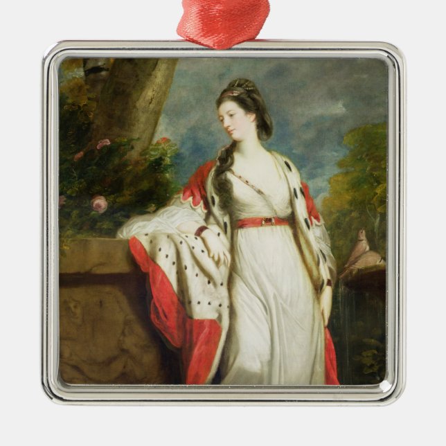 Elizabeth Gunning, Duchess of Hamilton and Duchess Metal Tree Decoration (Front)