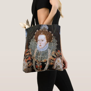 Elizabeth I and Anne Boleyn Queens of England Tote Bag