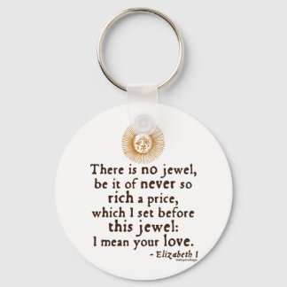 Elizabeth I "Golden Speech" Quote Key Ring