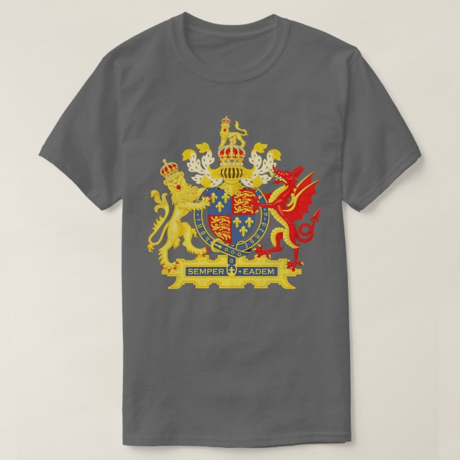 Elizabeth II Coat of Arms T-Shirt (Design Front)