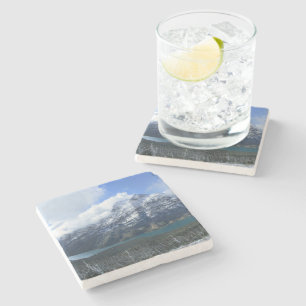 Elizabeth Lake 5 - Glacier National Park Stone Coaster